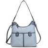 MKF Collection Harper Vegan Color Block Leather Women’s Shoulder Hobo Bag by Mia K - 2 of 4