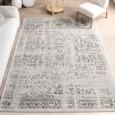Smoky Gray 5' x 8' Tufted Synthetic Sheepskin Area Rug