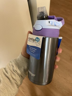 Contigo Kids' Cleanable 13oz Stainless Steel Tumbler Painted Periwinkle  with Amethyst