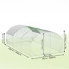Large Metal Chicken Coop with Waterproof Cover - 6'x8' Dome Walk-in Poultry Cage, Galvanized Steel Habitat - 2 of 4