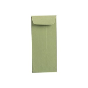 JAM Paper #10 Policy Envelope 4 1/8" x 9 1/2" Olive 50/Pack (125137469I) - 1 of 1