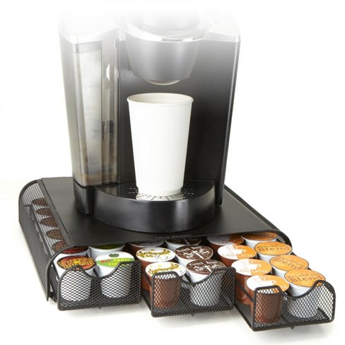 Mind Reader Single Serve Coffee Pod Drawer And Holder [18 Capacity] Coffee  Station And Pod Capsule Storage Organizer, Pull Out Tray For Condiments,  Coffee Machines And Accessories, 2-pack, Black : Target