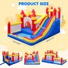 Probe Hues 8-in-1 Bounce House Kids Slide Climbing Wall Ball Pit Trampoline - 3 of 3