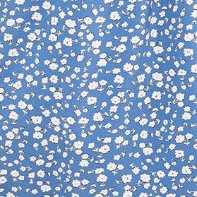 sky blue floral