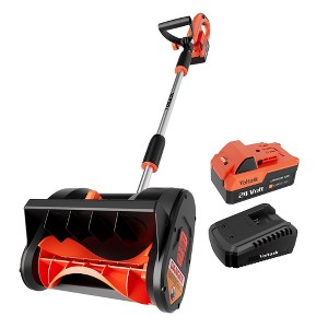 VOLTASK 24V 12-inch Cordless Snow Shovel 9.3lbs Lightweight Snow Blower Cordless with 4-Ah Battery & Quick Charger Included for Driveway & Sidewalks - 1 of 4