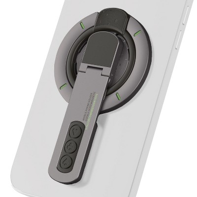 Vena Magsafe Phone Ring Holder Grip with Kickstand for Phone Case, Magsafe Magnetic Phone Grip Ring Holder and Magnet Stand for iPhone, Gray
