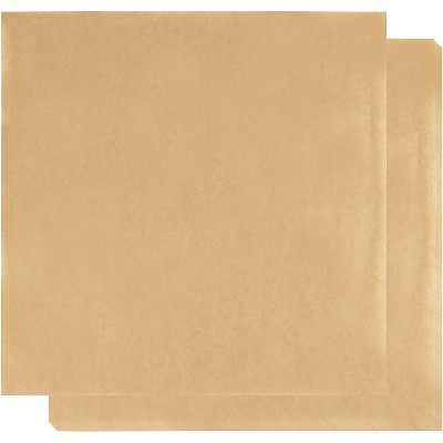 Juvale 300 Pack Square Kraft Paper Sheets, Microwaveable Deli Wrap for food, Brown, 11.8"