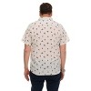 Canada Weather Gear Men’s Seersucker Short Sleeve Shirt with Allover Palm Print – Lightweight Button-Down Casual Shirt - 2 of 3