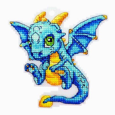 Psychic Reader YOKOオリジナル除霊し浄化グッズセット Alisena Dragon Counted cross stitch kit 8063A : Target