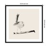 Kate and Laurel Sketched Bird On Branch by Danushka Abeygoda Framed Wall Art Print, 33 x 33, Svelte Noir Black - 2 of 4