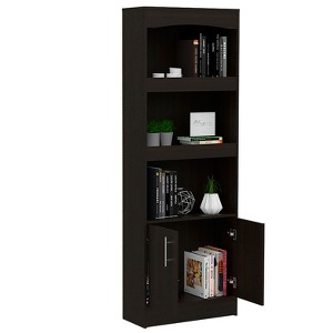 NicBex 3 Shelves File Cabinet with 1 Cabinet,Office Cabinet with Tier-Shelving Design,Modern Storage Cabinet,Filing Cabinet for Home Office - 1 of 4