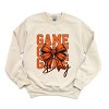 Simply Sage Market Coquette Basketball Bow Game Day Stacked Sweatshirt - 2 of 4