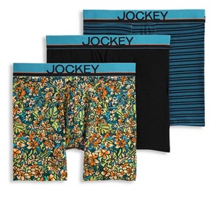Jockey Men's Casual Cotton Stretch 6" Boxer Brief - 3 Pack - 1 of 3