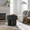 Boucle Fully Upholstered Accent Ottoman Stool - Threshold™ - 2 of 4