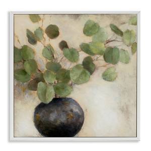 Stupell Industries Green Potted Eucalyptus Leaves, 17" x 17" - 1 of 4