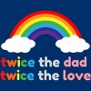 Adult Design By Humans Rainbow Twice The Dad & Love By Tank Top - 2 of 2