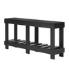 Kumasinova 62.9" Solid Wood Console Table with Metal Rivets,Industrial Entryway Table with Storage Shelf,Vintage Sofa Table for Living Room&Hallway - 2 of 4