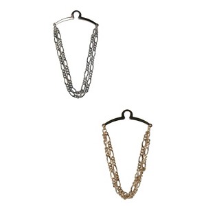 Competition Inc. Men's Double Figaro Link Style Tie Chain - 1 of 4