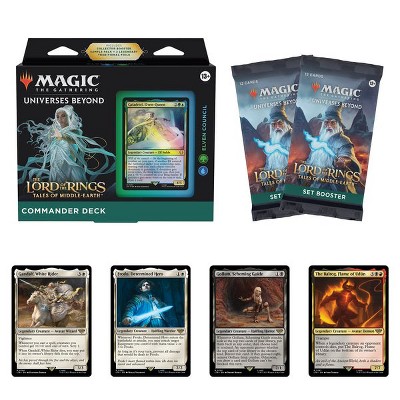 Magic the Gathering Magic: The Gathering The Lord of the Rings Commander Deck Bundle – Elven Council