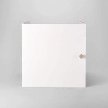 Door 13" Cube Accessory - Brightroom™: Closet Organizer, White Shelf Door, Particle Board, Easy Assembly