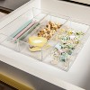 Martha Stewart Brody 3 Pack Stack and Slide Plastic Tray Office Desktop Organizer, 3" x 7.5" - 4 of 4