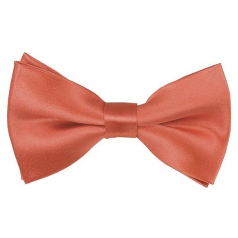 Salmon colored deals bow tie