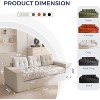 MAXYOYO 3-Seater Floor Couch, Boneless Sofa Couch for Living Room Bedroom Apartment, Sofa in a Box, No Assembly Needed - 2 of 4