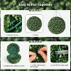 Artificial Plant Topiary Ball, with 8 Mode, Battery Operated, Remote Control, Light Plant Ball for Backyard, Wedding and Home DéCor - 4 of 4