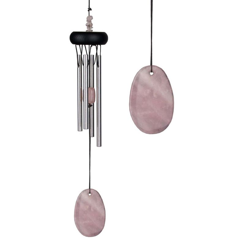 Woodstock Windchimes Precious Stones Chimes Amethyst, Wind Chimes For Outside, Wind Chimes For Garden, Patio, and Outdoor Décor, 12"L, 4 of 9