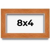 PosterPalooza | Panoramic Classic Brown Picture Frame - UV Acrylic, Foam Board Backing, Hanging Hardware - 2 of 4