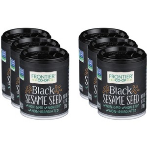 Frontier Herb Spices Sesame Seed Black Mini - Pack of 6 - 0.7 oz - 1 of 2