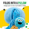 Plushible Sesame Street Cookie Monster Adult Snugible Blanket Hoodie & Pillow - image 3 of 4