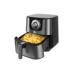 Uten 5.8 Quart Air Fryer, 1700W 8-in-1 Oilless Air Fryer with Non-Stick Basket, Black - 1 of 4