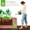 Best Choice Products 6x3x2ft Outdoor Metal Raised Garden Bed, Planter Box for Vegetables, Flowers, Herbs - 2 of 4