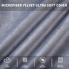 4FT Velvet Bean Bag Chair for Adults, High Density Foam Bean Bag Chair with Removable and Washable Cover - 4 of 4
