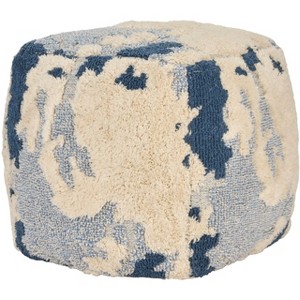 Mina Victory Lifestyle Abstract Indoor Pouf - 1 of 4