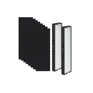 Nispira 182550 Filter Replacement Compatible with Bionaire BAP536UV-U Holmes HAP537UV / 2141139 Air Purifier (HEPA + Carbon) - 1 of 4