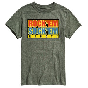 Men's - Rock 'Em Sock 'Em Robots - Rock Sock Em Logo Short Sleeve Graphic T-Shirt - 1 of 4