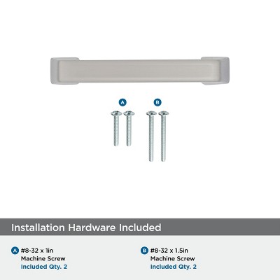 Satin Nickel 3" Center to Center Cabinet Bar Pull