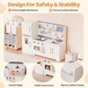 Karl Home Wooden Pretend Kitchen Playset With Refrigerator, Oven, And Sink - 3 of 4