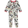 Disney Mickey Mouse Baby 2 Pack Zip Up Sleep N' Play Coveralls Newborn to Infant - 3 of 4