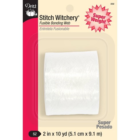 100 Yard Roll Stitch Witchery Fusible Bonding Web Available 4 Sizes 3/8''.  5/8''. 3/4'' 1'' / Price per Roll 