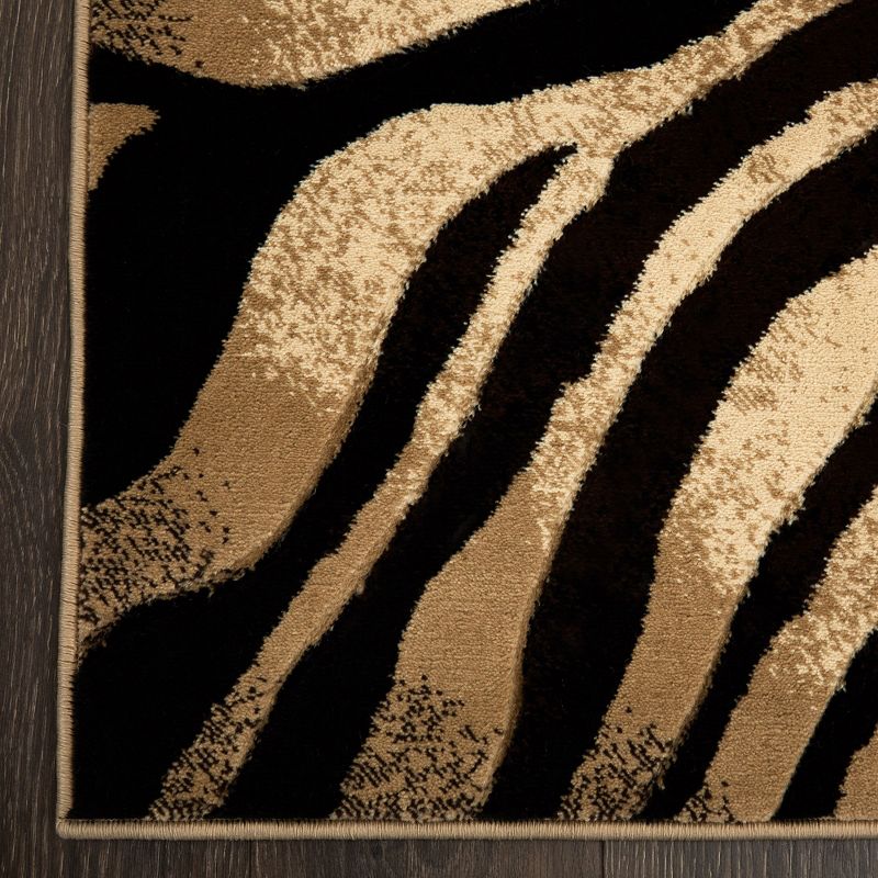 Home Dynamix Fawn Contemporary Animal Print Area Rug, Dark Brown/Beige, 18.9"x31.5", 2 of 3