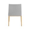 Meridian Furniture,Haines Linen Textured Polyester Fabric Dining Chair - 2 of 4