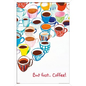 Trends International Reinders: Coffee - Many Coffees Framed Wall Poster Prints - 1 of 4