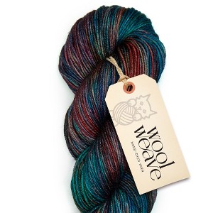 Woolweave Superwash Merino Wool Yarn – 100g DK Weight, 240 Yards – Hand Dyed Variegated Yarn for Knitting & Crochet - 1 of 4