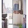 Yamazaki Home - Corner Leaning Coat Hanger (63" H) - Steel + Wood - 2 of 4