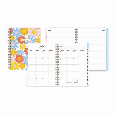 Color Me Courtney for Blue Sky 2024-25 Weekly/Monthly Planner Notes 8.625&#34;x5.875&#34; Daisy Burst