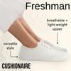 CUSHIONAIRE Women’s Freshman Canvas Lace-Up Sneaker with Memory Foam, Wide Widths Available | Casual Walking Shoes, Lightweight & Comfortable - 2 of 4