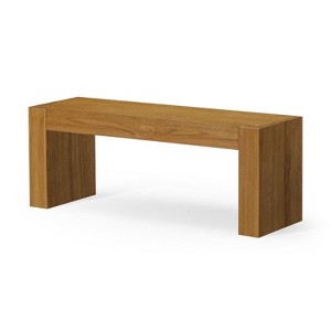 Maven Lane Zeno Organic Solid Wooden Bench - 1 of 4